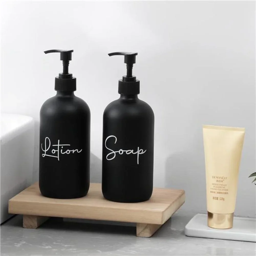 Hand Soap Dispenser & Liquid Dish Soap Bottles, Bathroom, Kitchen Decor